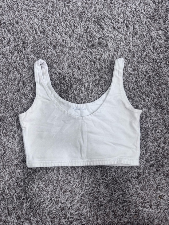 Brandy Melville Tops - Brandy Melville White Scoop Crop Tank